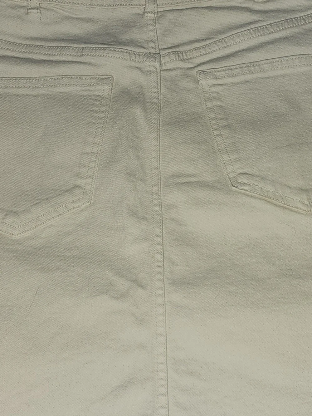 Michael Kors Womens Cream Button-Front Casual Skirt Sz 14